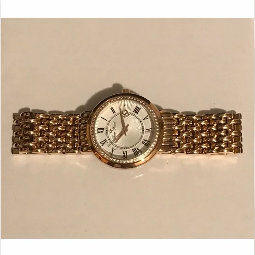 Lucien Piccard Women's Watch Fantasio Quartz Crystal Accented Bracelet Watch